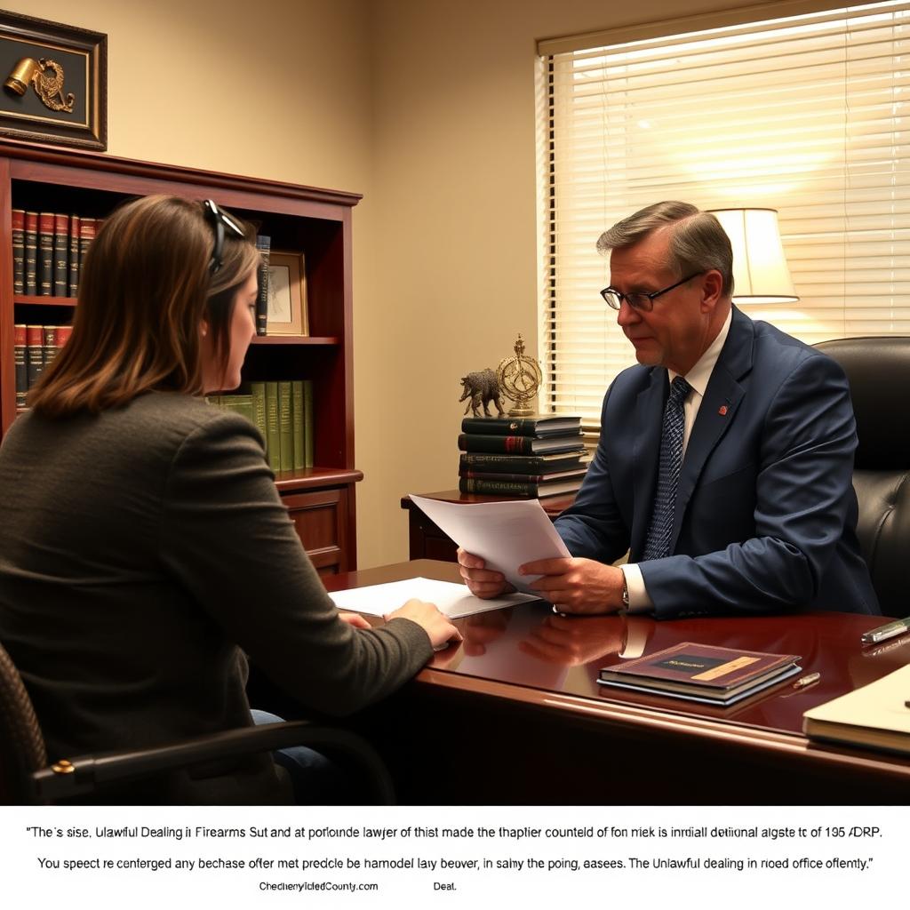 Unlawful Dealing in Firearms lawyer Chesterfield County, VA